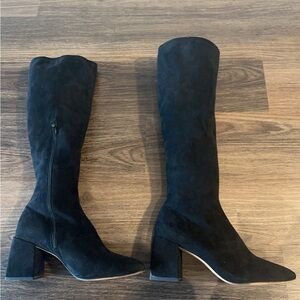 Silent D - Suede tall boots